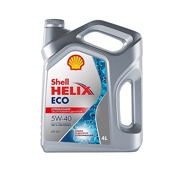 фото Моторное масло Shell Helix ECO 5W-40 4л 