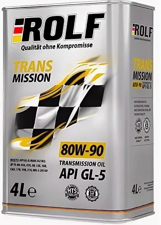 фото Трансмиссионное масло ROLF 80W-90 API GL-5 4L 