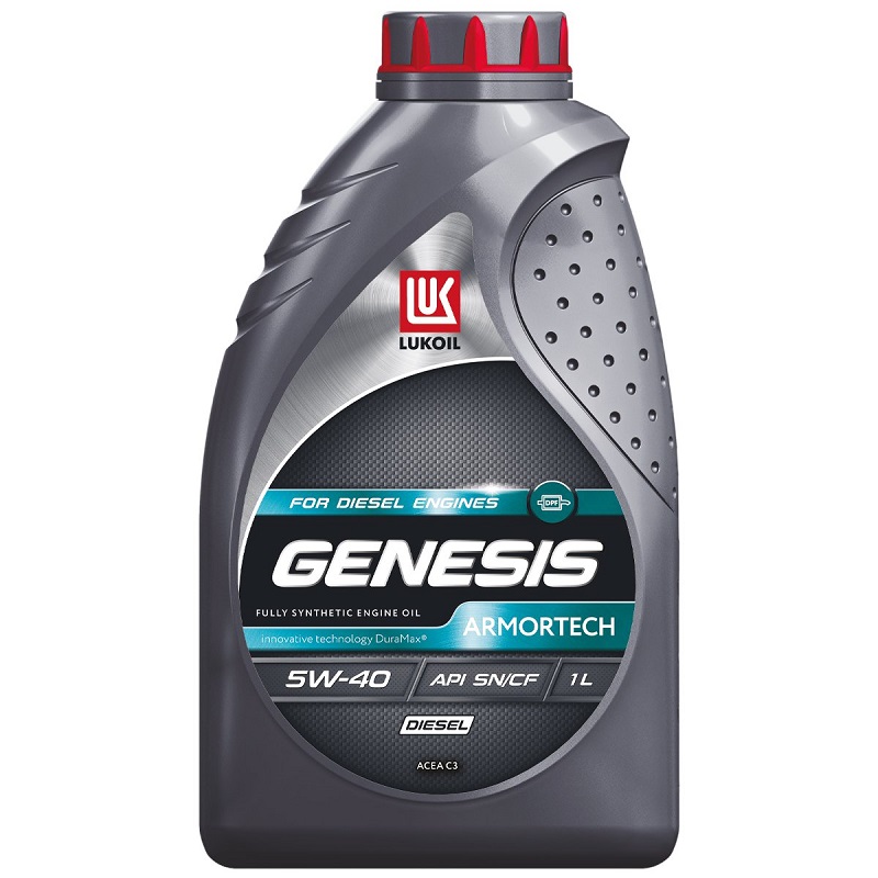 фото Моторное масло Лукойл Genesis Armortech Diesel 5W-40 1л 