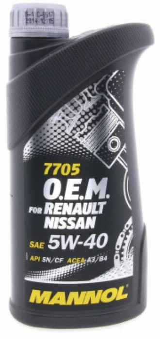 фото Моторное масло Mannol OEM Renault Nissan Infiniti 5W-30 1л  
