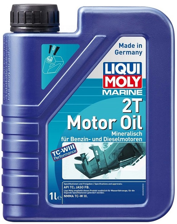 фото Моторное масло Liqui Moly Marine 2T Motor Oil для водн.техн. 1л 
