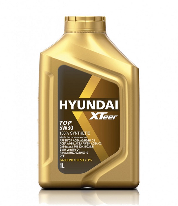 фото Моторное масло для HYUNDAI XTeer Top 5W-30 1л 