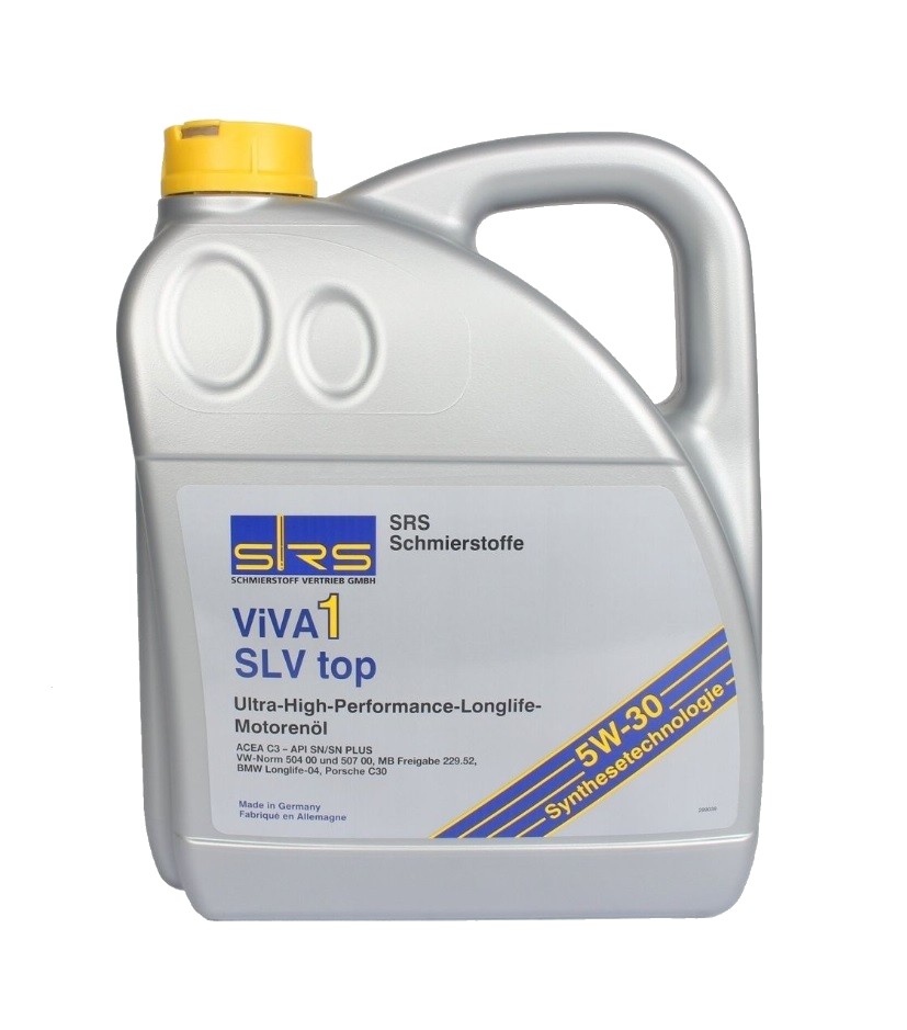 фото Моторное масло SRS VIVA 1 SLV top 5W-30 4л. 