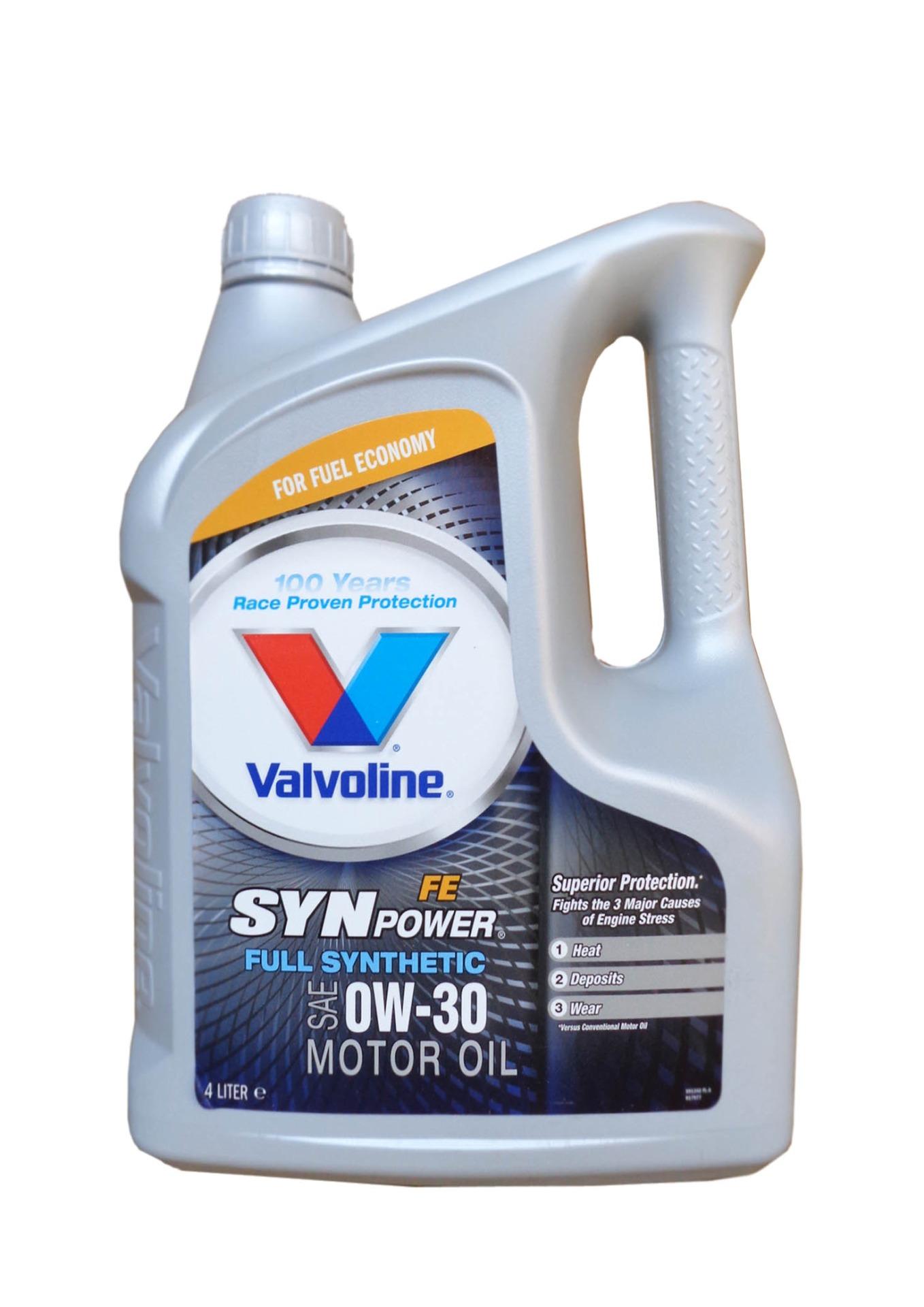 фото Моторное масло Valvoline SYNPOWER FE 0W-30, 4л 