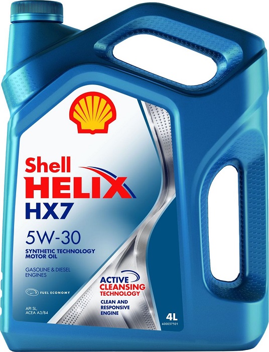 фото Моторное масло Shell Helix HX7 5W-30 4л 