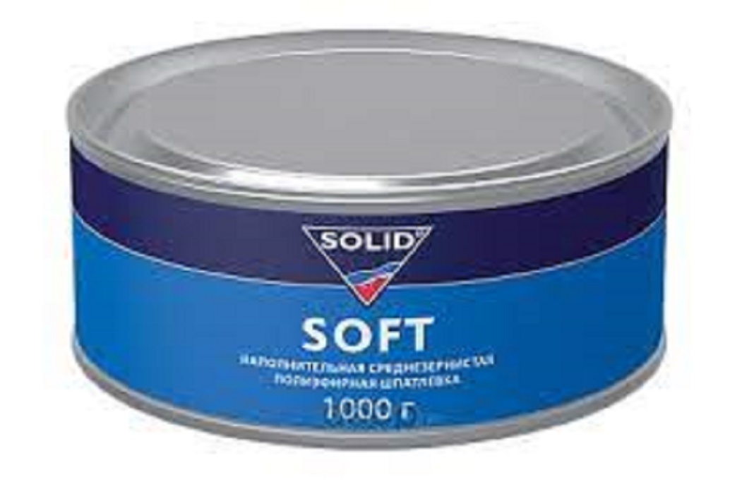 фото Шпатлевка наполнительная среднезернистая SOLID SOFT 1000гр. 