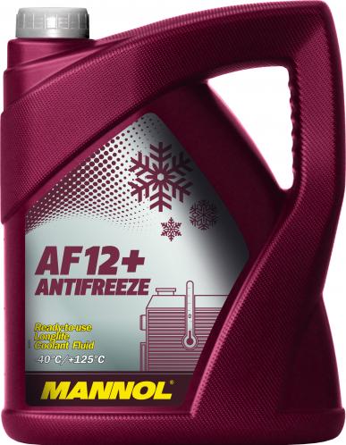 фото Антифриз MANNOL Longlife AF12+ -40 C красный 5 кг 
