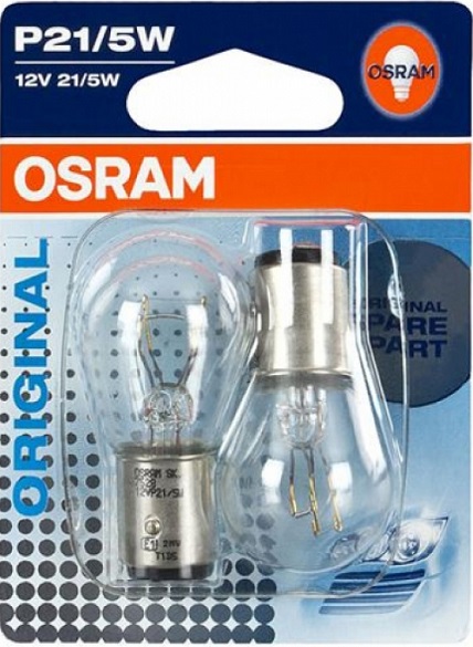 фото Автолампа OSRAM P21/5W 12V (2шт) 