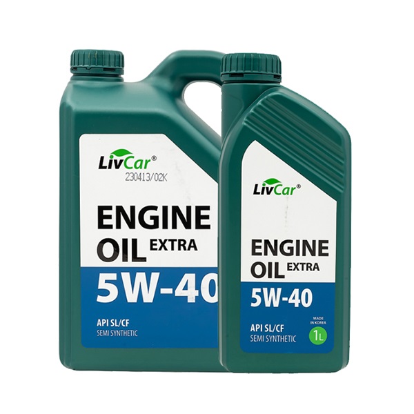 фото Моторное масло LIVCAR ENGINE OIL EXTRA 5W-40 SL/CF 4+1л 