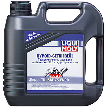 фото Трансмиссионное масло Liqui Moly Hypoid-Getriebeoil TDL 75W-90 GL4/GL5/MT1 4л 