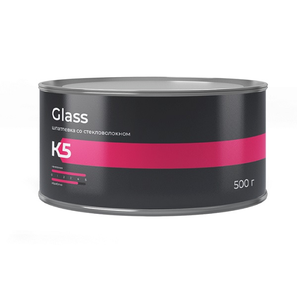 фото Шпатлевка К5 Glass со стекловолокном 500 г 