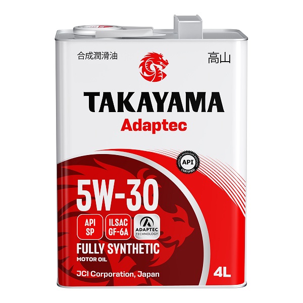 фото Моторное масло TAKAYAMA Adaptec Synt 5W-30 GF-6A API SP 4л металл 