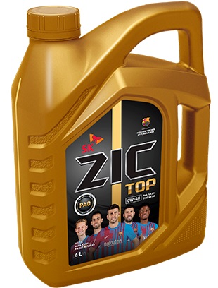 фото Моторное масло ZIC TOP 0W-40, 4л 