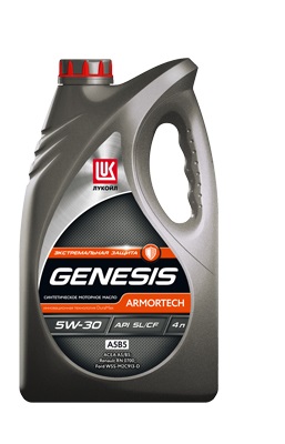 фото Моторное масло Лукойл Genesis Armortech 5W-30 A5/B5 4л 
