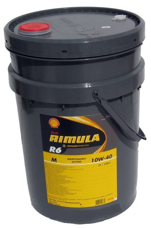 фото Моторное масло Shell Rimula R6 M 10w-40 20л. 