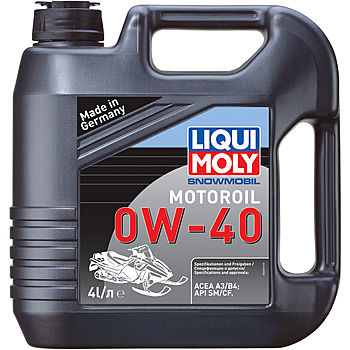 фото Моторное масло Liqui Moly snowmobil 4T синтетическое для снегоходохов 0W-40 SM/CF 4л 