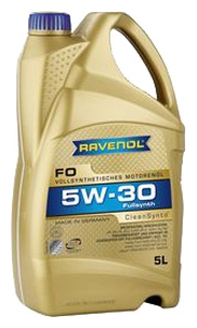фото Моторное масло RAVENOL FO SAE 5W-30 5л 
