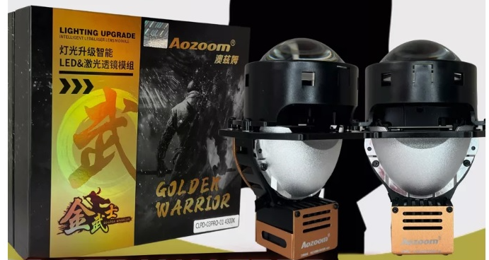 фото Светодиодная Би-линза Aozoom Golden Warrior 3" 4300K 12V 