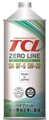 фото Моторное масло TCL Zero Line Fully Synth Fuel Economy 5W20 SN GF-5 1л 