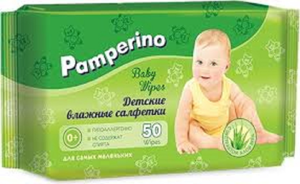 фото Салфетки влажные Pamperino 50шт Авангард 
