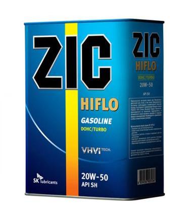 фото Моторное масло ZIC HIFLO 20W-50 SH 4л. 