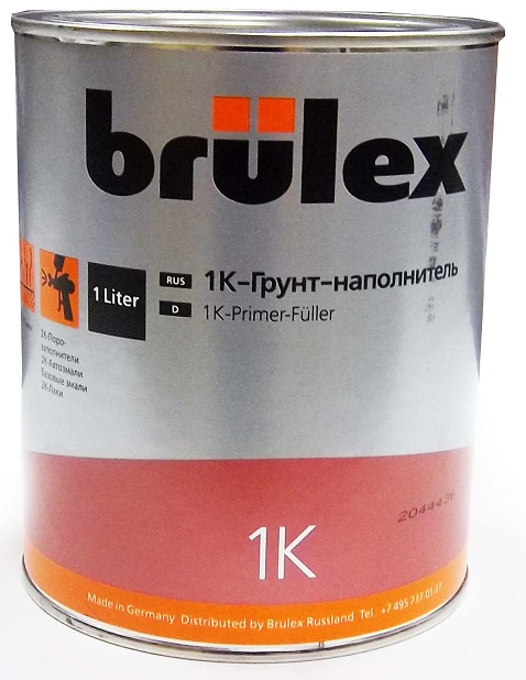 фото Грунт-наполнитель Brulex 1K светло-сер.(спрей) 0.52 ltr 