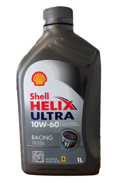 Картинка Моторное масло Shell Helix Ultra Racing 10W-60 1л 