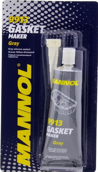 фото Герметик силиконовый серый 85гр / Gasket Maker Gray Mannol  