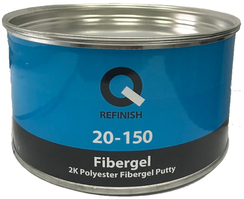фото Шпатлевка Q-refinish гель со стекловолокном Fibergel Putty 1800 г 