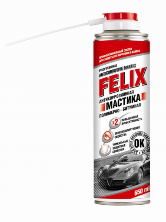 фото Felix Мастика битумная (аэрозоль) 650мл. 