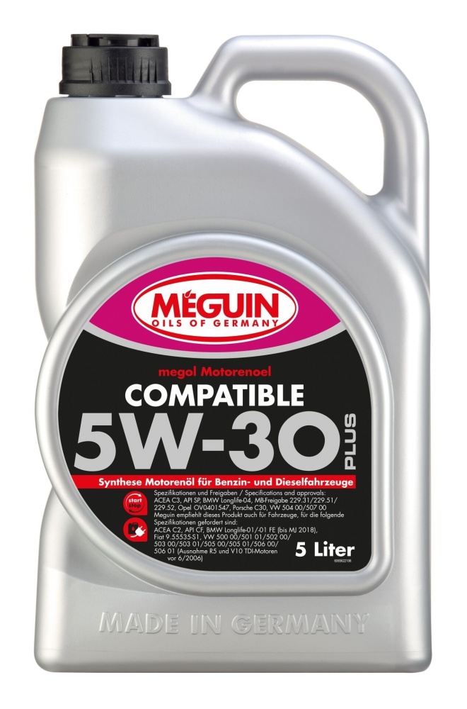 фото Моторное масло Megol Motorenoel Compatible Plus 5W-30 5л. 