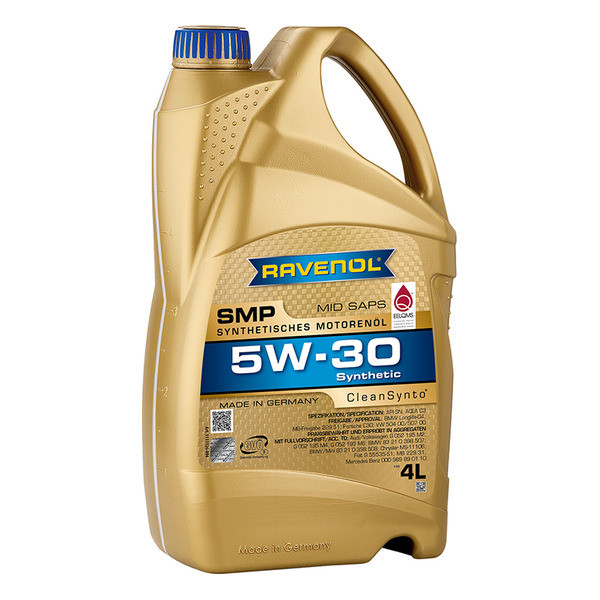 фото Моторное масло RAVENOL SMP SAE 5W-30, 4л 