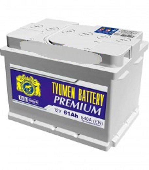 фото Аккумулятор TYUMEN BATTERY PREMIUM 6СТ-61 61 Ач 540А п.п. LB2 