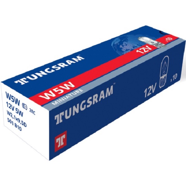 фото Автолампа TUNGSRAM W5W 12V 5W (W2.1x9.5d) 