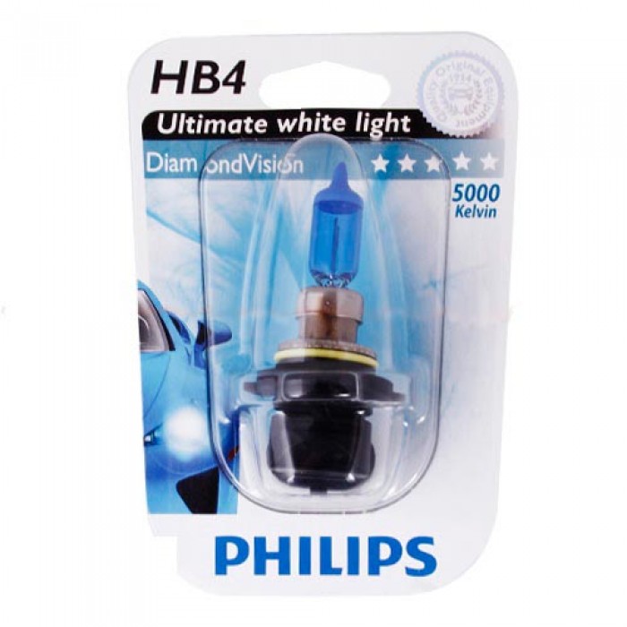 фото Автолампа Philips HB4 12V 55W Crystal Vision (Блистер 1шт) 