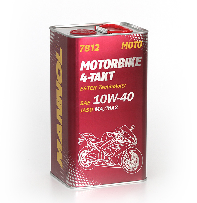 фото Моторное масло Mannol 4-Takt 10W-40 Motorbike 4л 