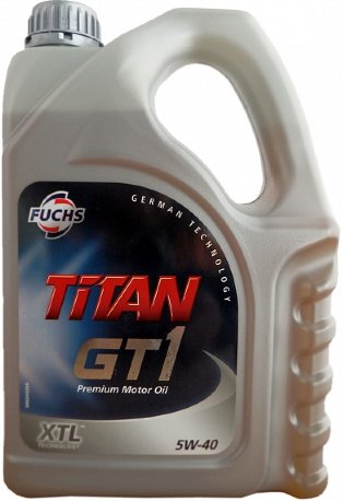 Картинка Моторное масло FUCHS TITAN GT1 5W-40 4L  