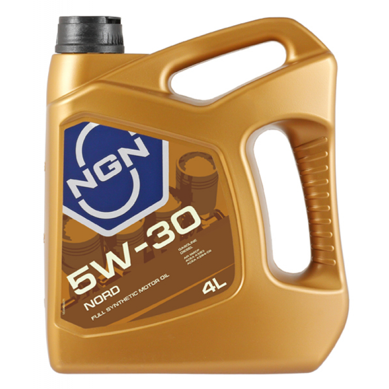 фото Моторное масло NGN 5W-30 SM/CF Nord 4л. 
