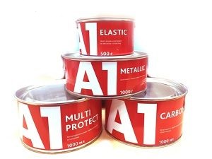 фото Шпатлевка усиленная стекловолокном А1 Glass Putty 1000 мл. 
