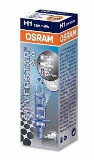 фото Автолампа OSRAM H1 SILVERSTAR +50%  