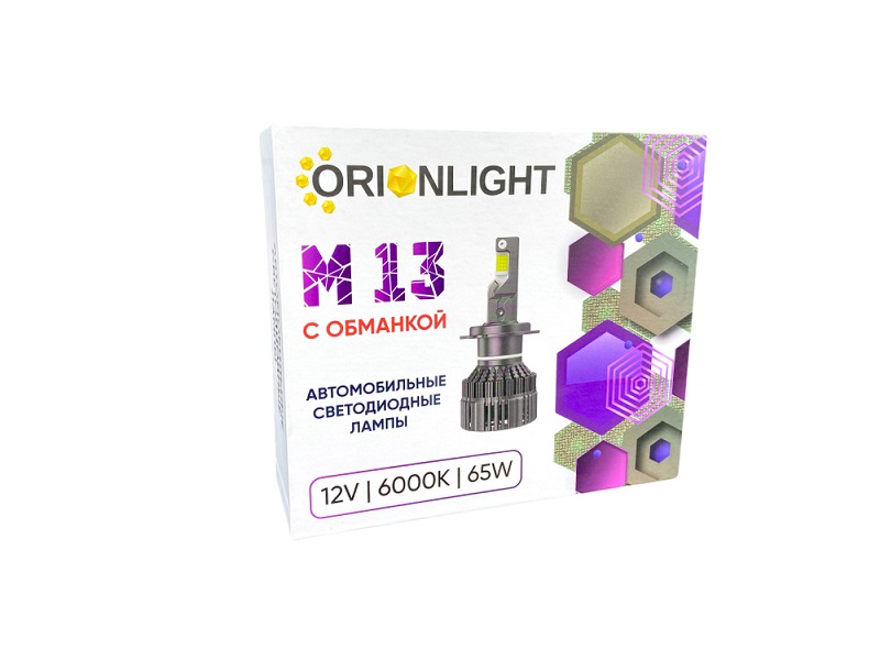 фото Светодиодная лампа Orion M13/H7 65W 6000K 12-24V 