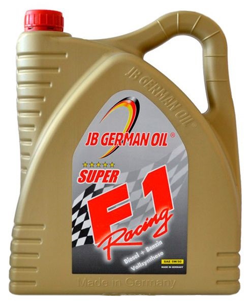 Картинка Моторное масло JB GERMAN OIL Super F1 Racing SAE 5W-50 A3/B4 4л  