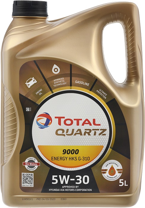 Картинка Моторное масло Total Quartz 9000 ENERGY HKS G-310 5W-30 5 л 