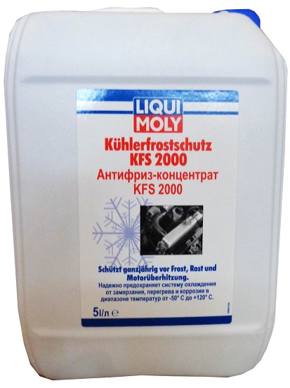 фото Антифриз Liqui Moly Kuhlerfrostschutz KFS 2000 G11 5л 