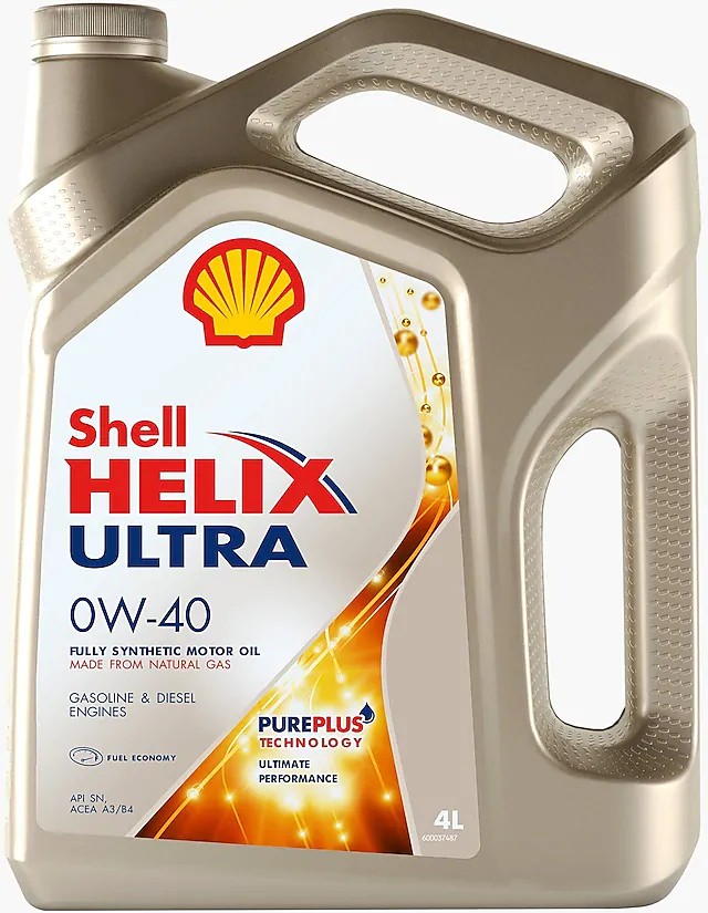 фото Моторное масло Shell Helix Ultra 0W-40 4л 