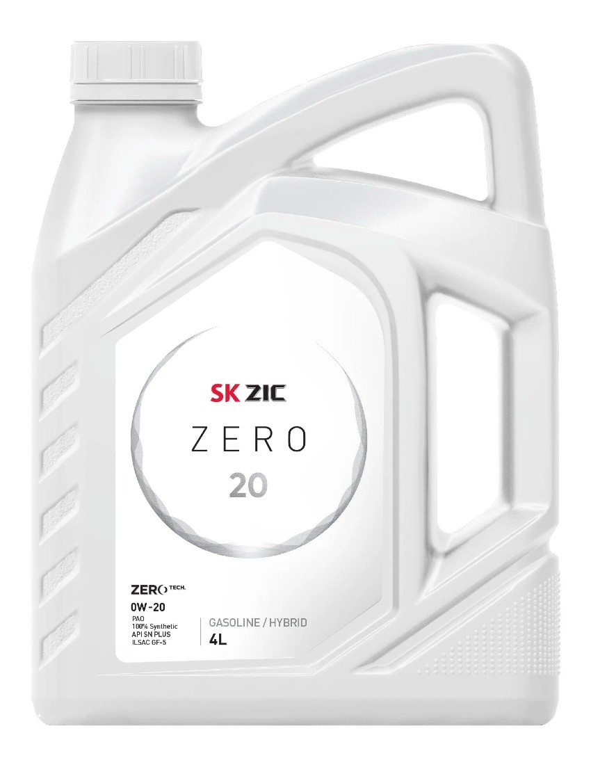 фото Моторное масло ZIC Zero 20 0W-20, 4л 