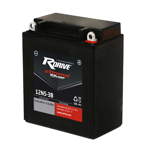 фото Аккумулятор RDrive eXtremal SILVER 12N5-3B 