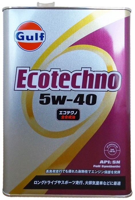 фото Моторное масло GULF Ecotechno SAE 5W-40 4л 