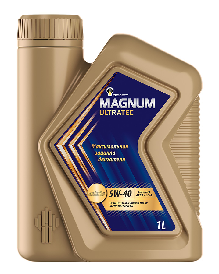фото Моторное масло РосНефть 5W-40 Magnum Ultratec 1 л 