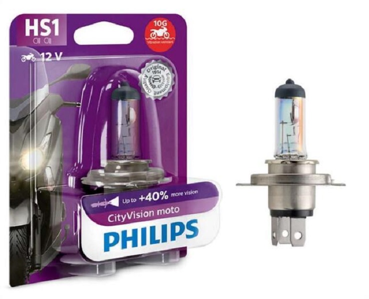 фото Автолампа Philips HS1 CrystalVision Moto 12V 35/35W +40% 
